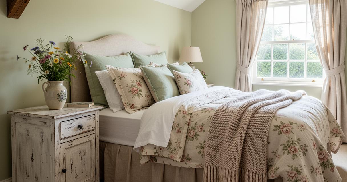 Cuisine cottage : tout sur le style cottage : literie, meubles, couleurs etc. pour une ambiance authentique