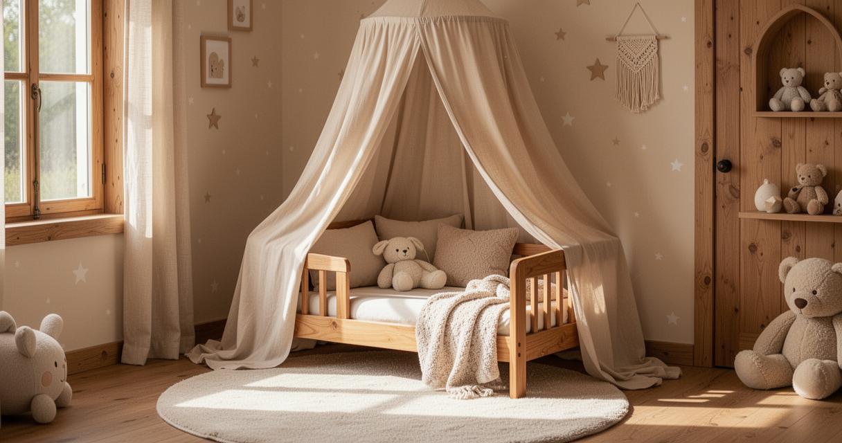 5 raisons d’installer un ciel de lit enfant dans la chambre de votre petit